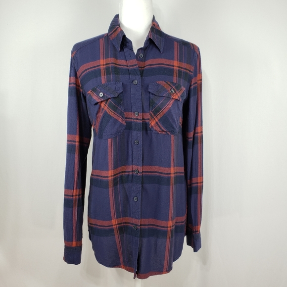 Urban Outffiters BDG Waterfall Plaid Shirt/Tunic - Picture 3 of 6